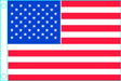 16" x 24" Printed Nylon US Flag